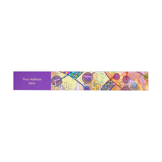 Hand Drawn By EDDArt - Dream Scale 1 Wraparound Address Label (Individual)