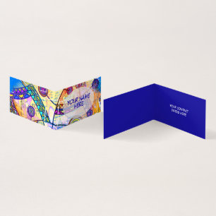 Hand Drawn By EDDArt - Dream Scale 1a Business Card