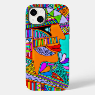 Hand Drawn By EDDArt - Pharaoh 1 Case-Mate iPhone 14 Plus Case