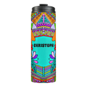 Hand Drawn By EDDArt - Pharaoh 1 Thermal Tumbler