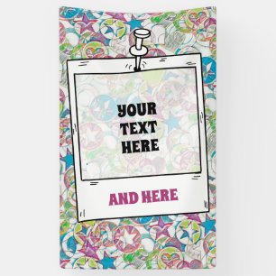 Hand Drawn By EDDArt - Stars And Hearts 1 Banner