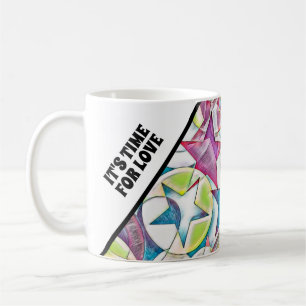 Hand Drawn By EDDArt - Stars And Hearts 1 Coffee Mug