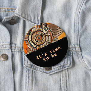 Hand Drawn By EDDArt - Thoughts 1 10 Cm Round Badge