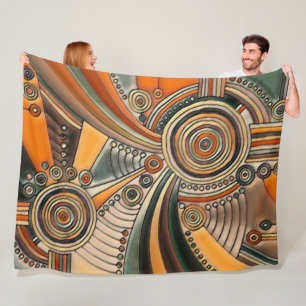 Hand Drawn By EDDArt - Thoughts 1 Fleece Blanket