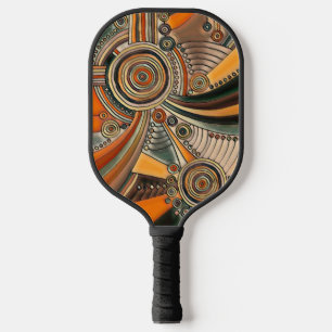 Hand Drawn By EDDArt - Thoughts 1 Pickleball Paddle