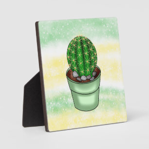 Hand drawn Cactus Succulent Plaque