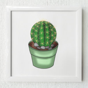 Hand drawn Cactus Succulent   Poster