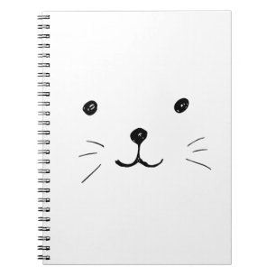 Hand Drawn Cartoon Cat Pictures Cute Kitty Pics Notebook