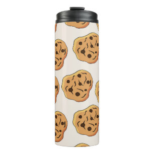 Hand Drawn Cookies Cartoon Pattern Thermal Tumbler