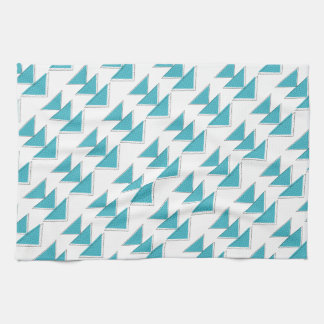 Hand Drawn Crossed Arrow Pattern Tea Towel