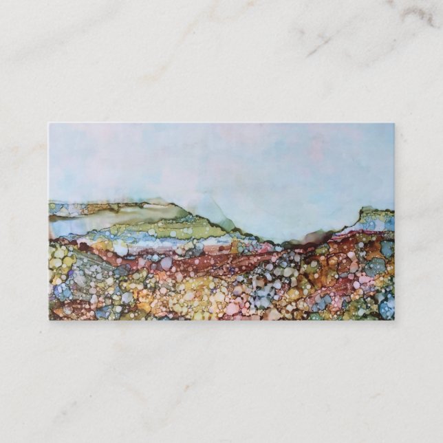 Hand-drawn, custom business card (Front)