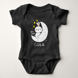 Hand drawn cute bunny Baby Bodysuit