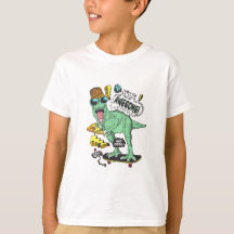 Hand-Drawn Cute Dinosaur – 