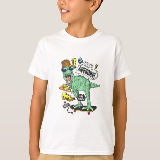 Hand-Drawn Cute Dinosaur –  T-Shirt