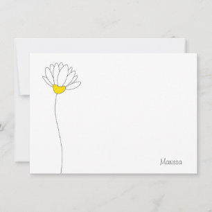 Hand Drawn Daisy Card