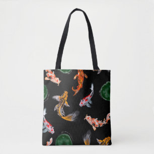 Hand drawn digital painting pencil on canvas cute tote bag