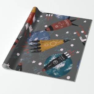 Hand drawn digital pencil pastel colour cute carto wrapping paper