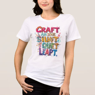 "Hand-Drawn Doodle Art T-Shirt – Unique & Trendy S Tri-Blend Shirt
