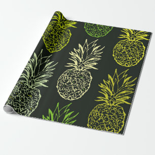 Hand drawn doodle floral pattern. Palm leavesart, Wrapping Paper