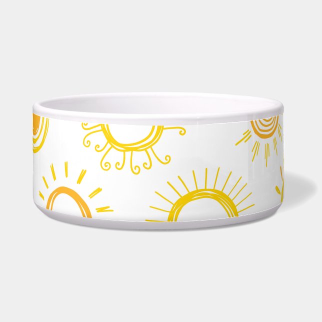 Hand Drawn Doodle Suns Pattern (Front)