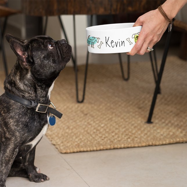 Hand Drawn Doodles Pet Bowl Template (Creator Uploaded)