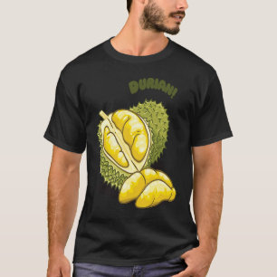 Hand drawn Durian   Tropical Fruit T-Shirt