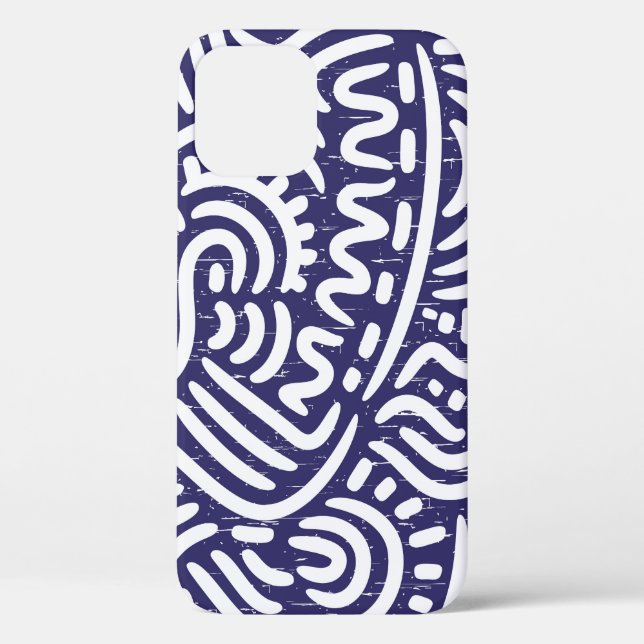 Hand-drawn ethnic elements, vibrant pattern. Case-Mate iPhone case (Back)