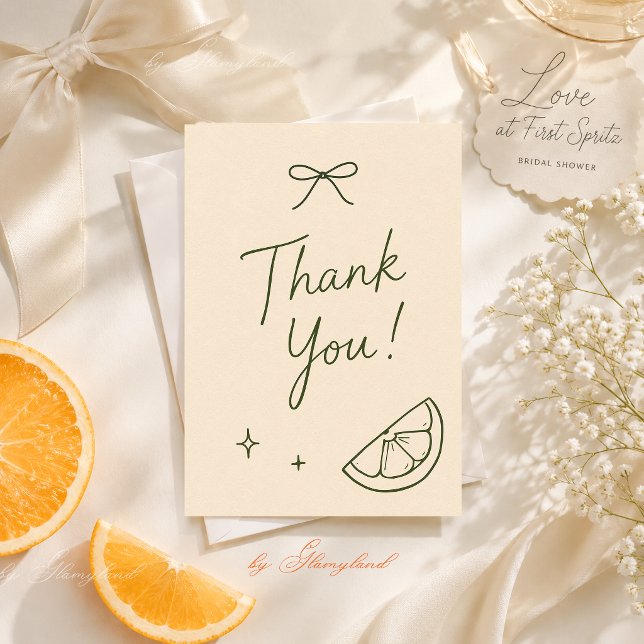 Hand drawn Flat Thank You Card (Creator Uploaded)