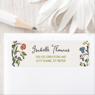 Hand Drawn Floral Bridal Shower