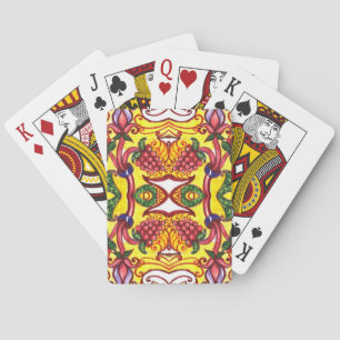 Hand Drawn: Floral Ornamental Elegance. Playing Cards
