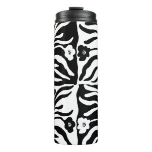 Hand Drawn Floral: Vintage Abstract Thermal Tumbler