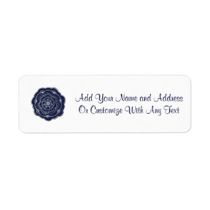 Hand Drawn Flower Doily Design
