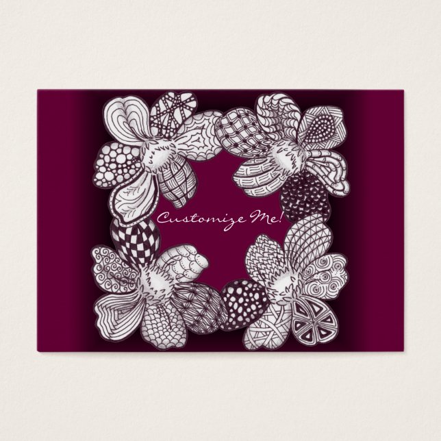 Hand Drawn Flower Lei Choose Any Colour (Front)