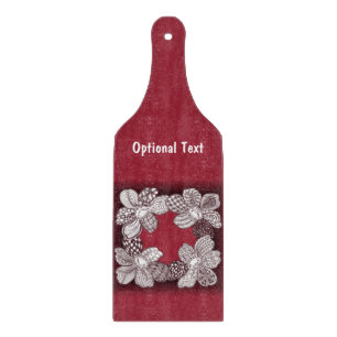 Hand Drawn Flower Lei Choose Any Colour Cutting Board