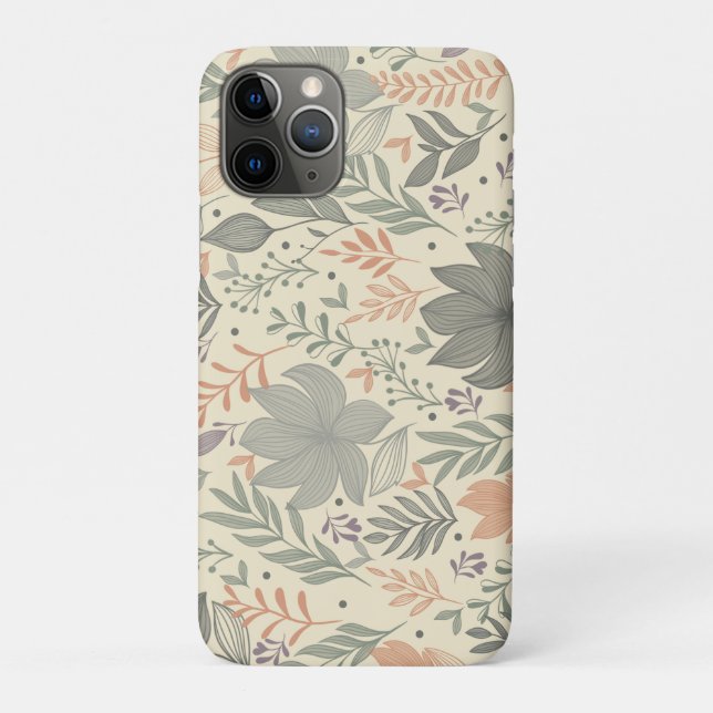 Hand Drawn Flowers Case-Mate iPhone Case (Back)