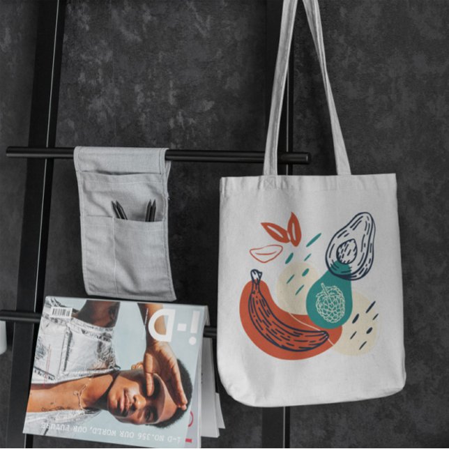 Hand Drawn Fruits Tote Bag   (Creator Uploaded)