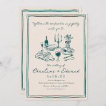 Hand Drawn Funky Drawing Handwritting Wedding  Invitation<br><div class="desc">Hand Drawn Funky Drawing Handwritting Wedding</div>