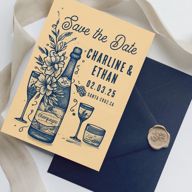 Hand Drawn Funky Handwritting Save the date (Creator Uploaded)