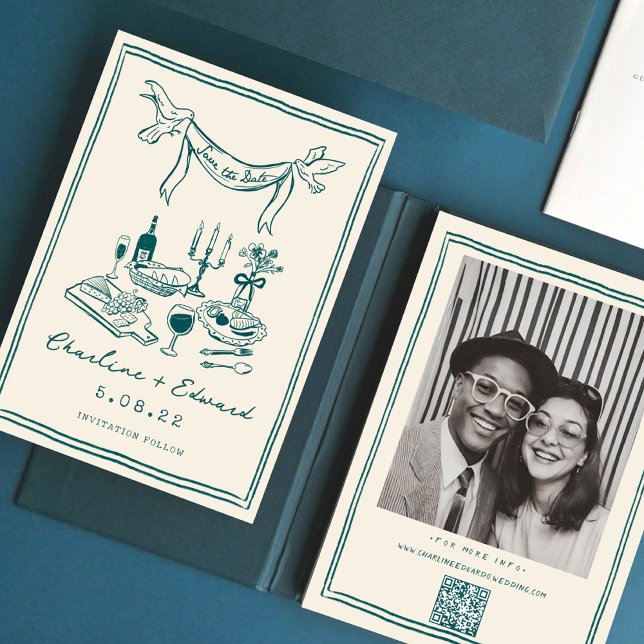 Hand Drawn Funky Handwritting Save the date (Creator Uploaded)