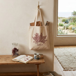 Hand drawn Gelidium Seaweed  Tote Bag