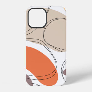 Hand drawn geometric seamless modern abstract mult iPhone 12 case