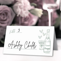 Hand Drawn Green Whimsical Wedding