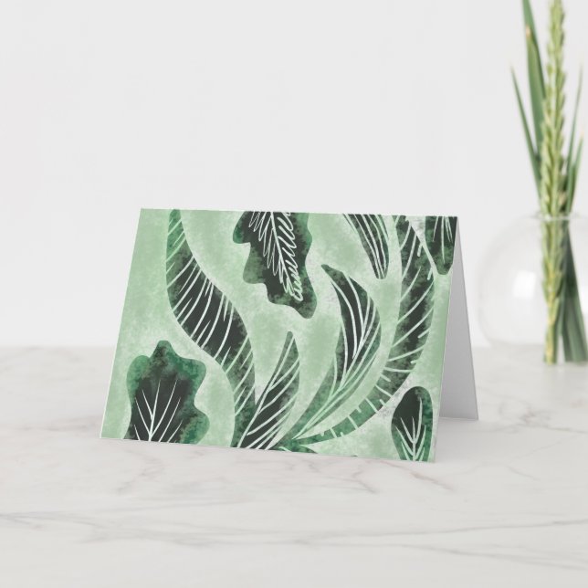 Hand Drawn Greenery Botanical Specialist Botanist Card (Front)
