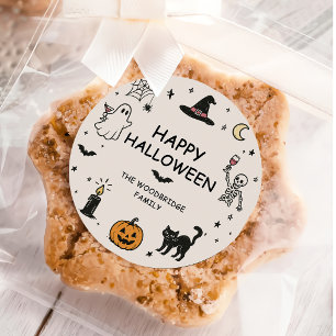 Hand Drawn Happy Halloween Sticker