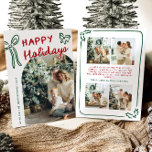 Hand Drawn Happy Holidays Arch Photo Christmas Holiday Card<br><div class="desc">🎄✨ Spread the holiday magic! Our Hand Drawn Happy Holidays Arch Photo Christmas Card combines timeless charm with a chic arched frame and playful hand-drawn accents 🖌️📸. Showcase your favourite photo front and centre, surrounded by festive greenery, warm colours, and cosy seasonal vibes ❤️🌟. Perfect for sending joy to family,...</div>
