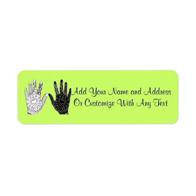 Hand Drawn Heart Hands (Front)