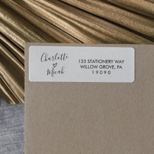 Hand Drawn Heart Wedding