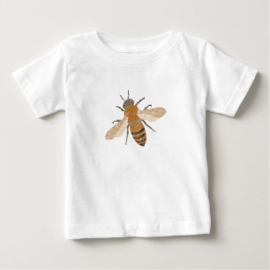 Hand Drawn Honeybee Kids and Baby Shirt