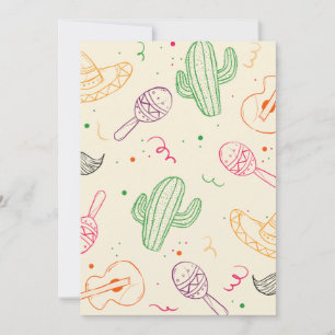 Hand Drawn Illustration Of Cinco De Mayo Day Holiday Card