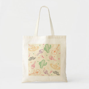 Hand Drawn Illustration Of Cinco De Mayo Day Tote Bag